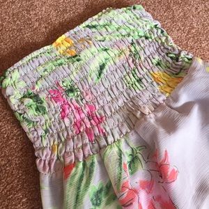 Old Navy tube top floral maxi dress